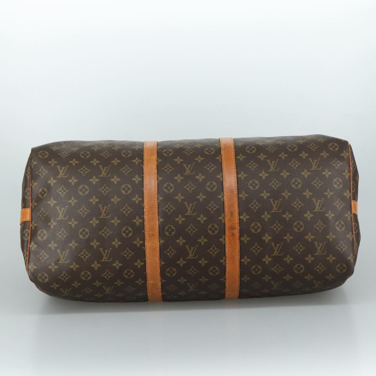 Louis Vuitton Keepall 60 Brown Canvas Travel Bag (Pre-Owned)
