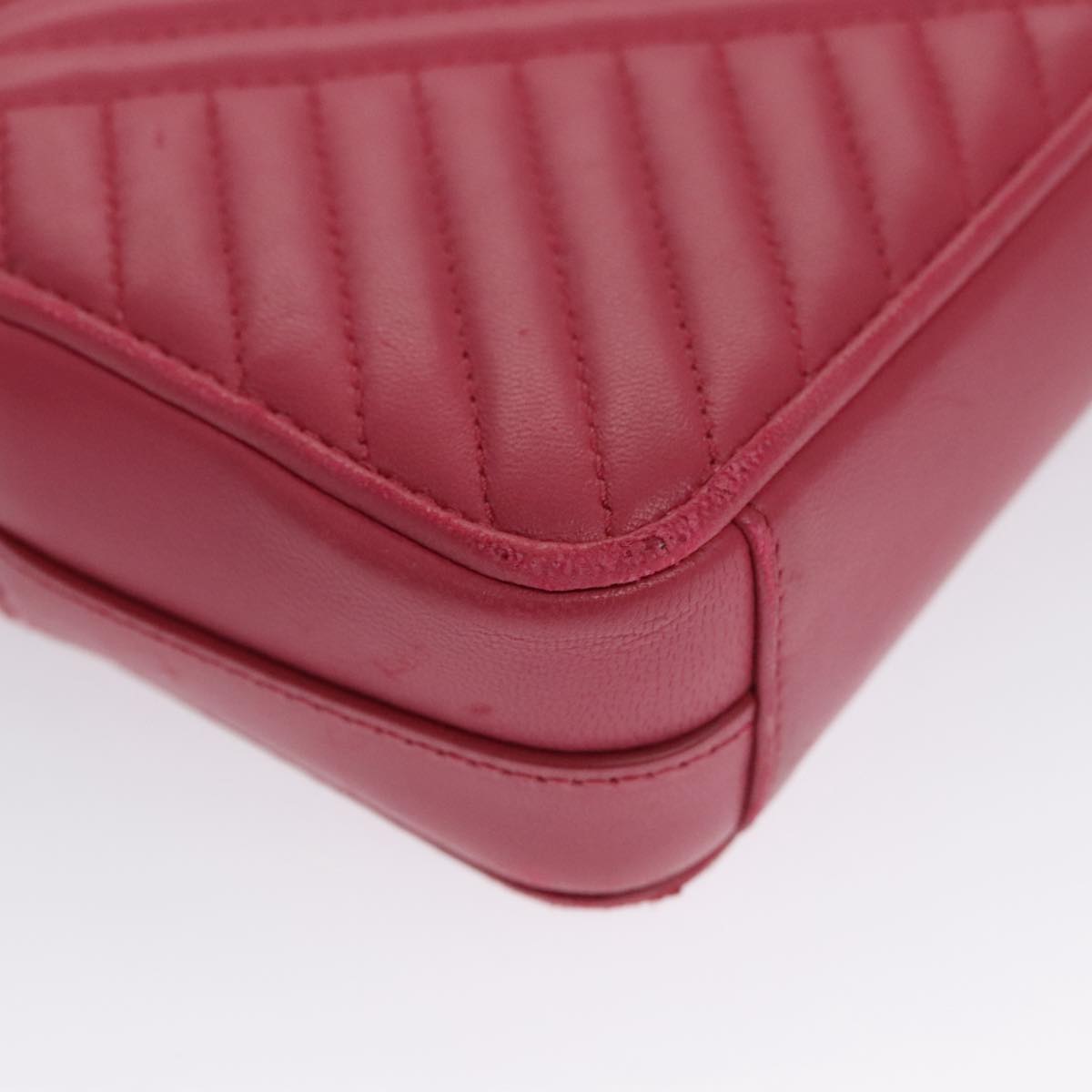 Prada Nappa Gauffré Pink Leather Shoulder Bag (Pre-Owned)