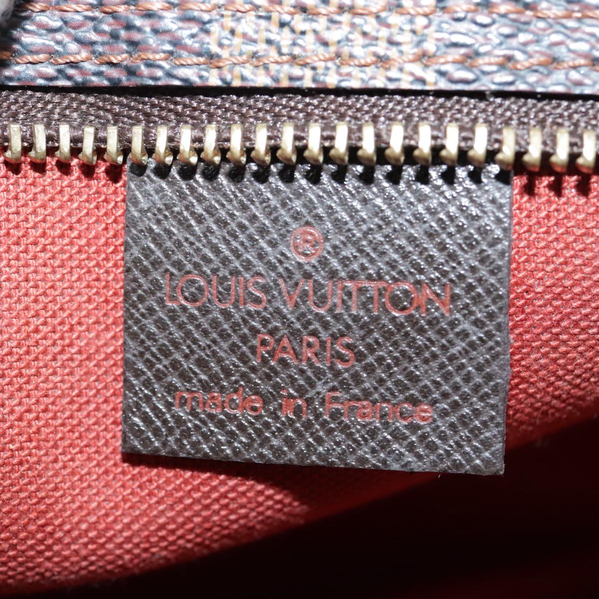 Louis Vuitton Trousse Makeup Brown Canvas Clutch Bag (Pre-Owned)