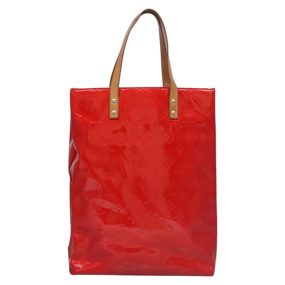 Louis Vuitton Reade Red Patent Leather Handbag (Pre-Owned)