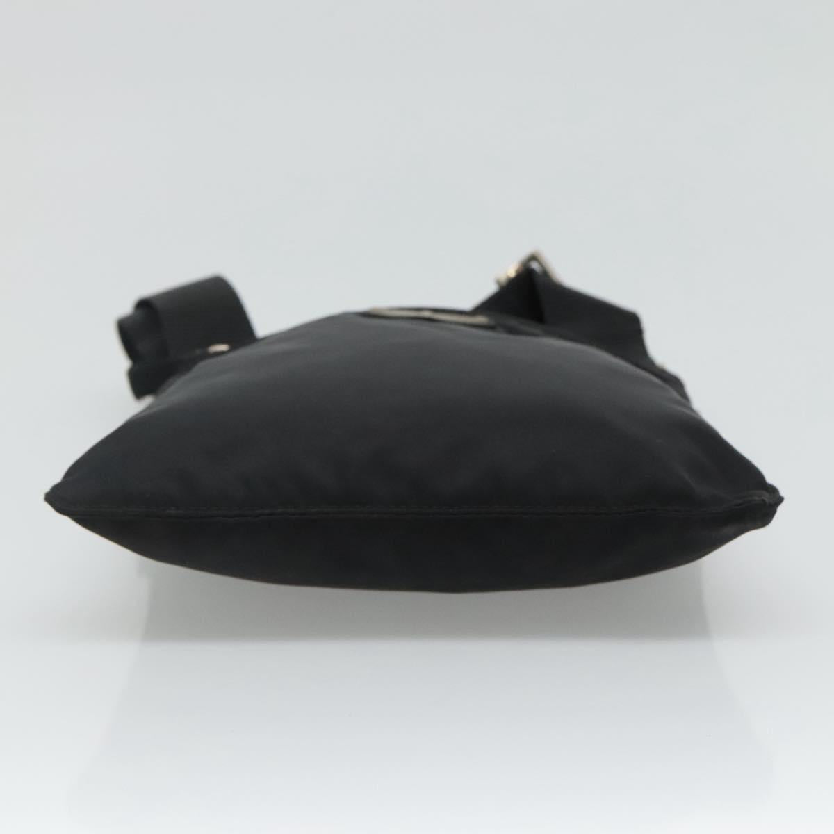 Prada Tessuto Black Synthetic Shoulder Bag (Pre-Owned)