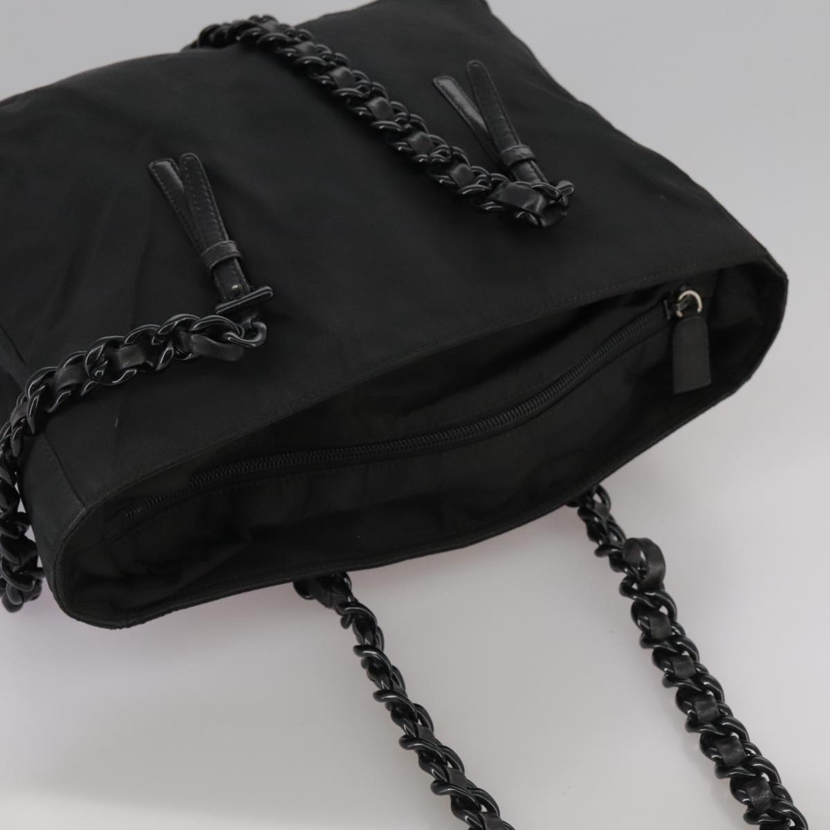 Prada Black Synthetic Shoulder Bag (Pre-Owned)