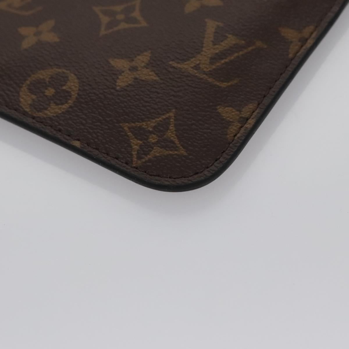 Louis Vuitton Macassar Brown Canvas Clutch Bag (Pre-Owned)