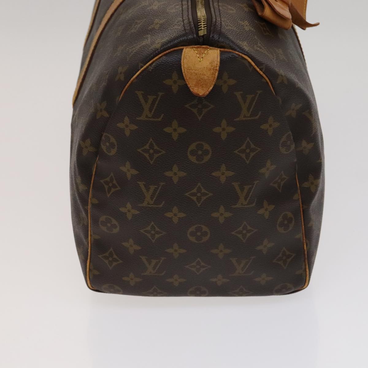 Louis Vuitton Keepall 45 Brown Canvas Travel Bag (Pre-Owned)