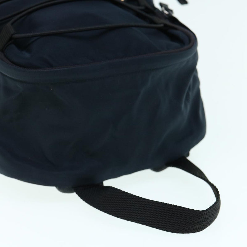 Prada Tessuto Navy Synthetic Backpack Bag (Pre-Owned)