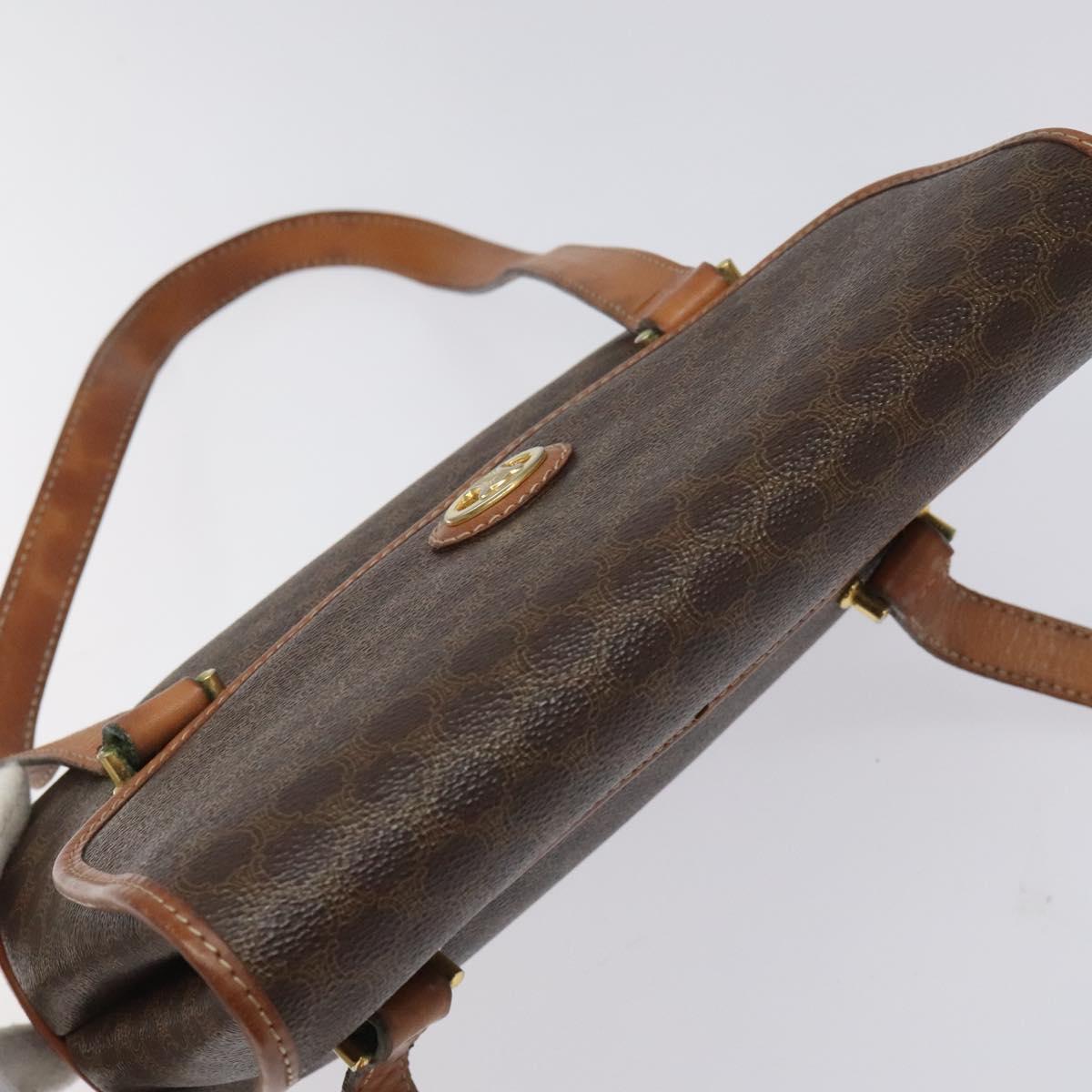 Céline Macadam Brown Canvas Handbag (Pre-Owned)