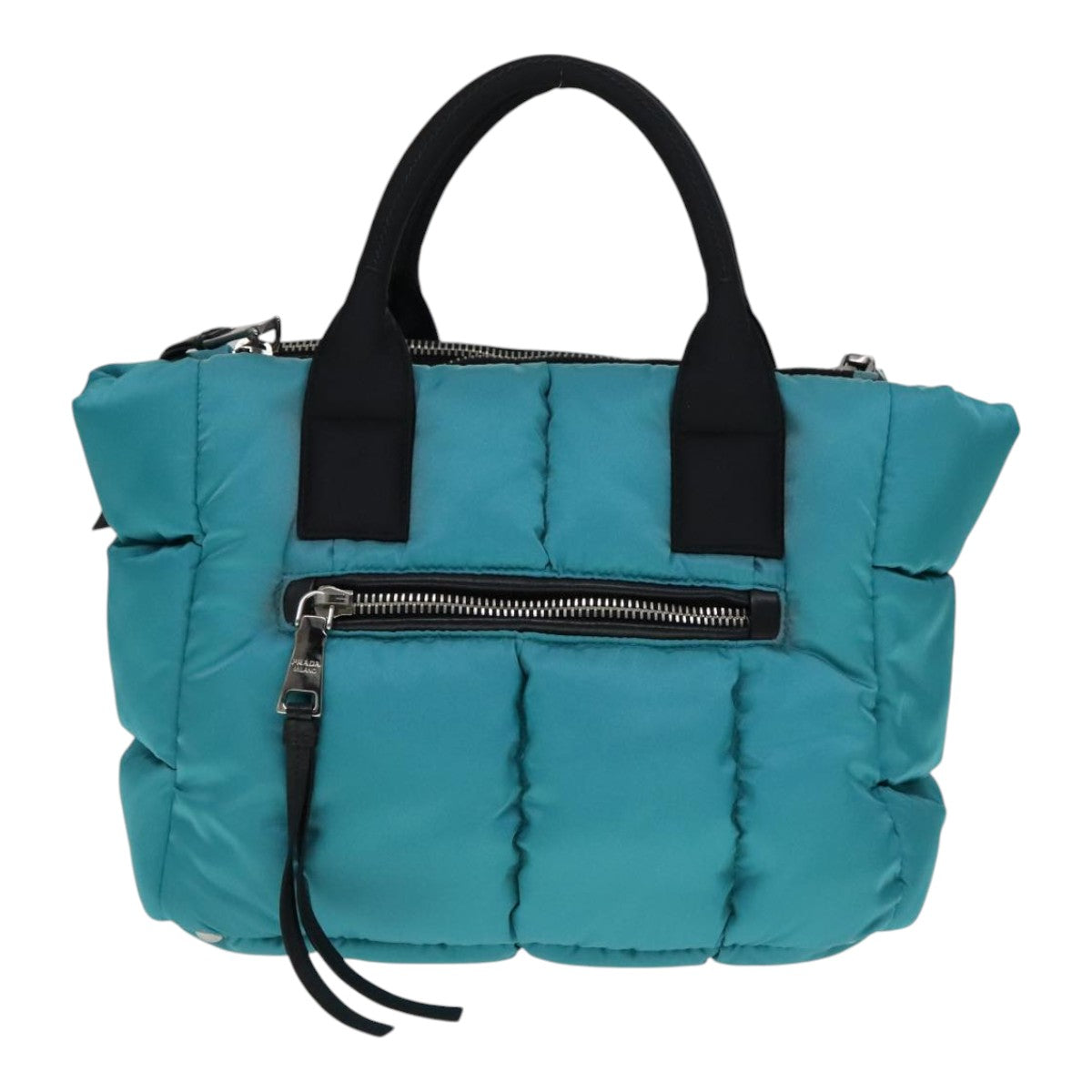Prada Turquoise Synthetic Handbag (Pre-Owned)