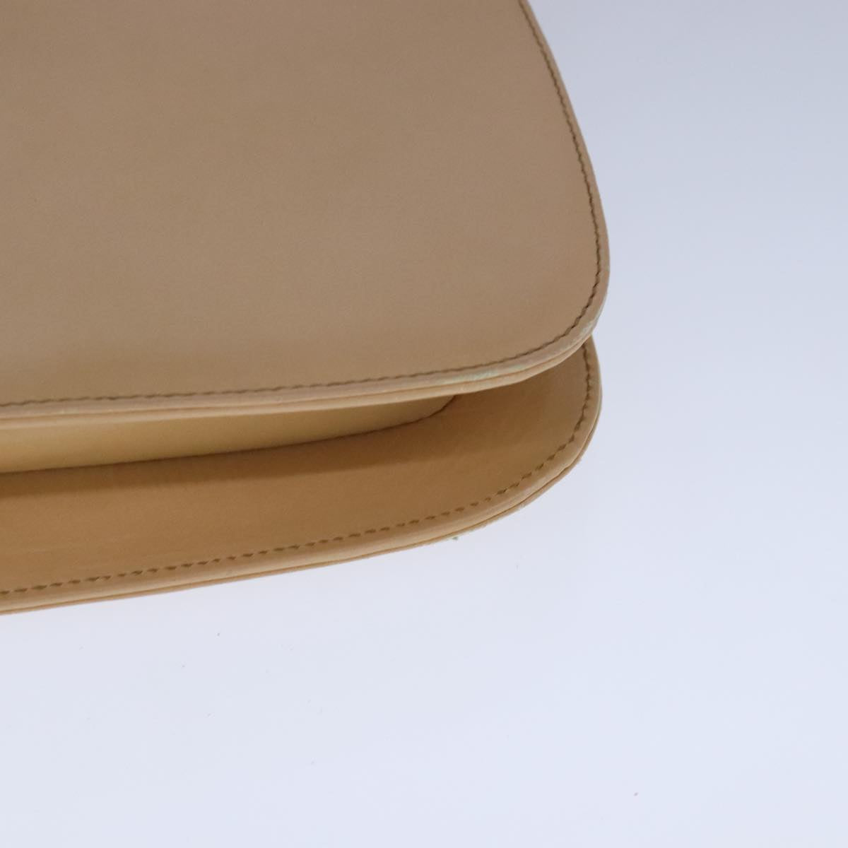 Prada Beige Leather Shoulder Bag (Pre-Owned)