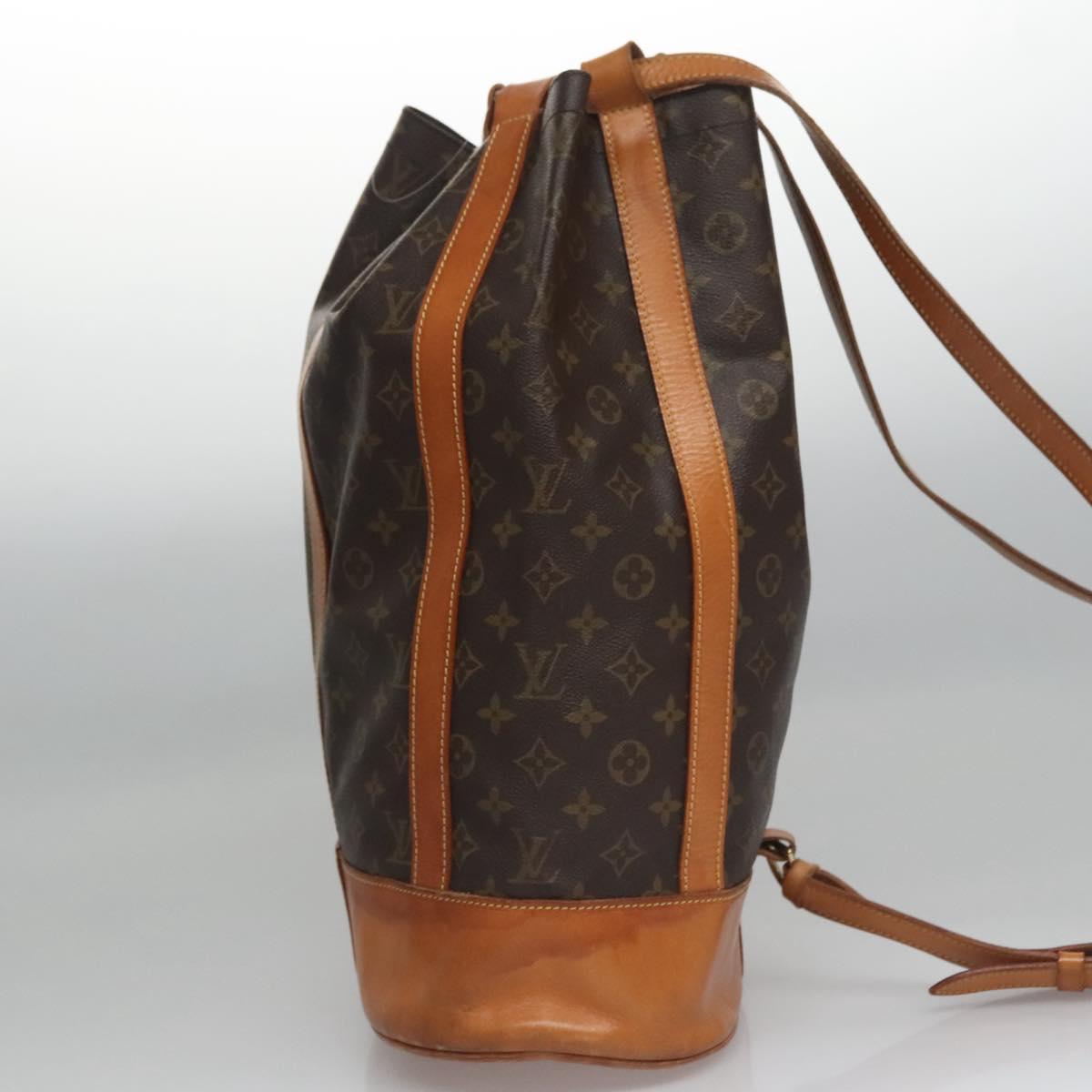 Louis Vuitton Randonnée Brown Canvas Shoulder Bag (Pre-Owned)