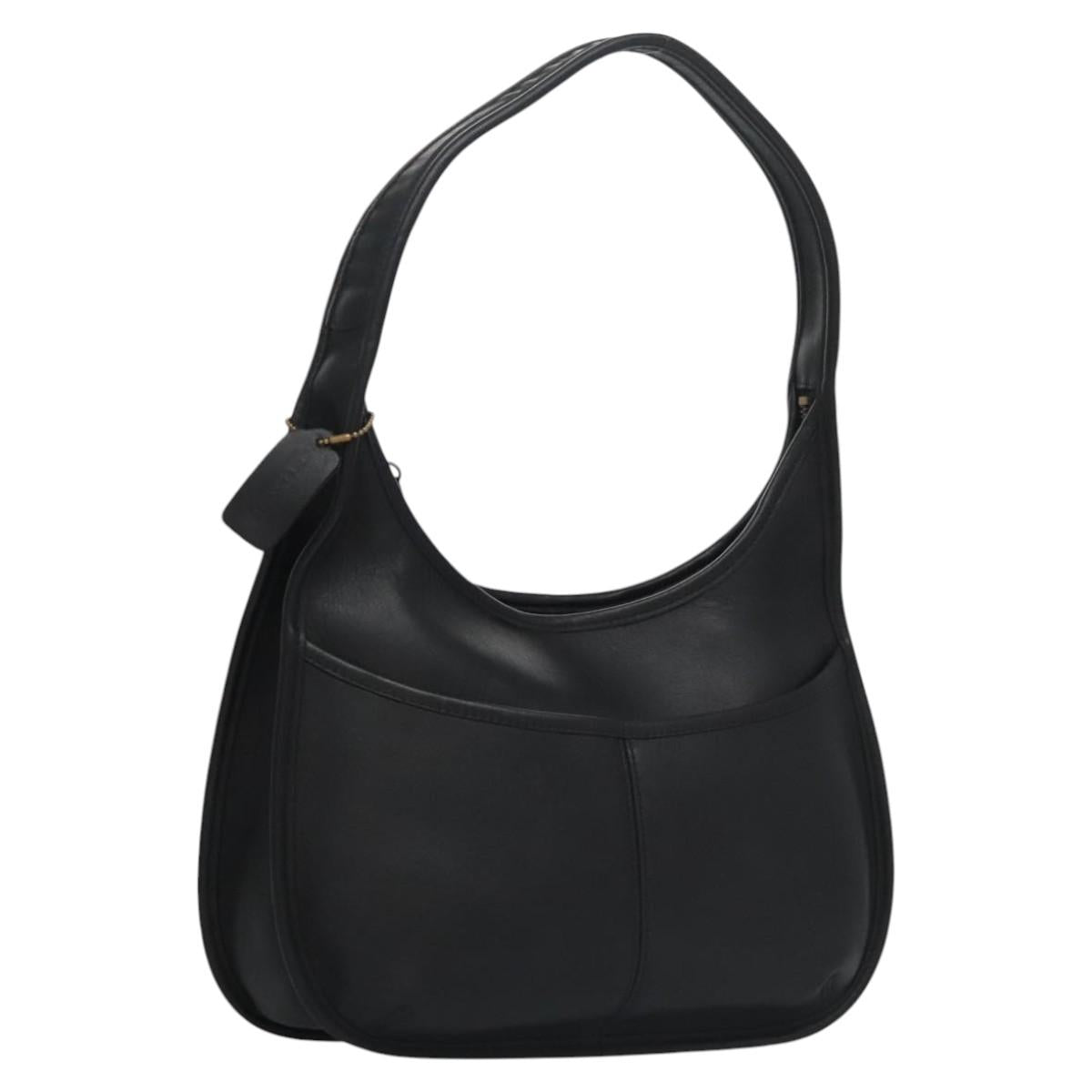 Coach Ergo Black Leather Shoulder Bag (Pre-Owned)