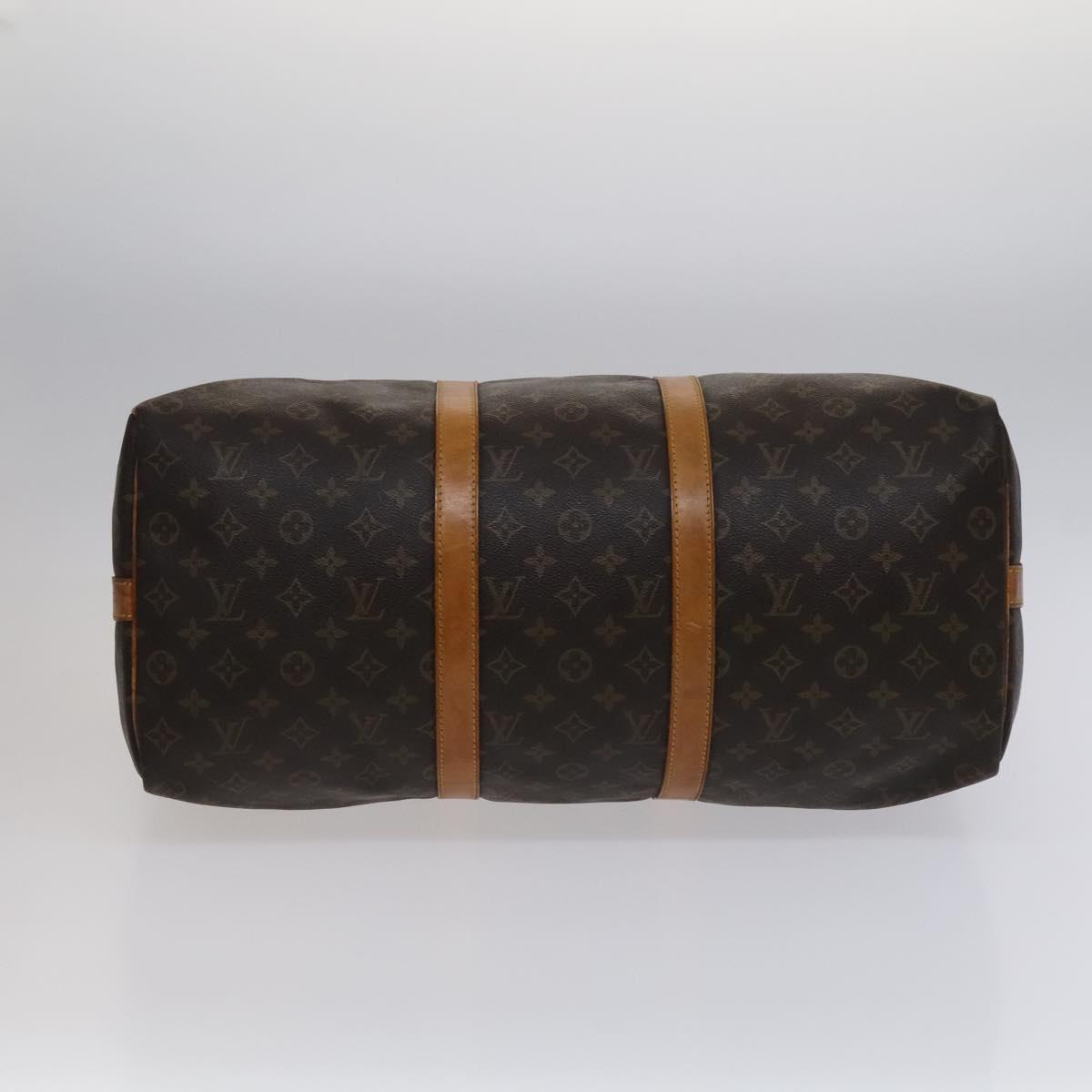 Louis Vuitton Keepall 50 Brown Canvas Travel Bag (Pre-Owned)