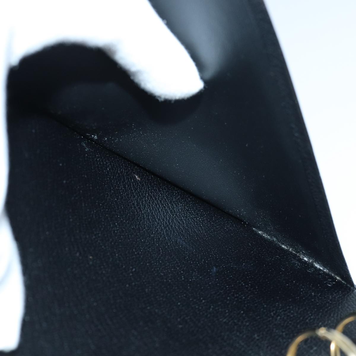 Louis Vuitton Agenda Mm Black Leather Wallet (Pre-Owned)