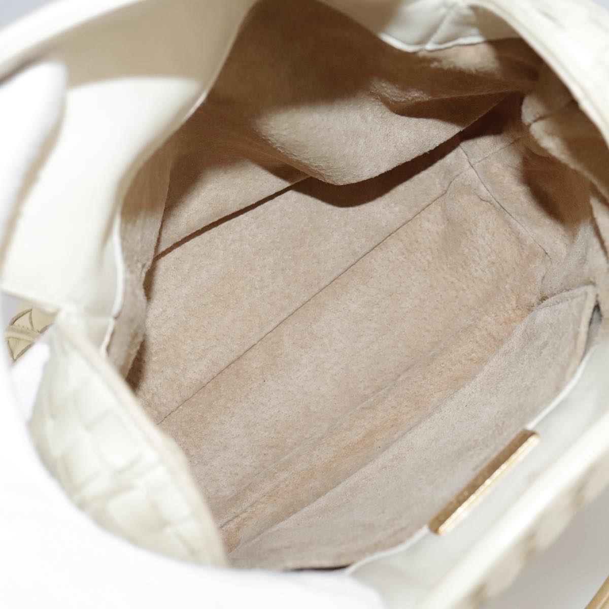 Bottega Veneta Beige Leather Handbag (Pre-Owned)