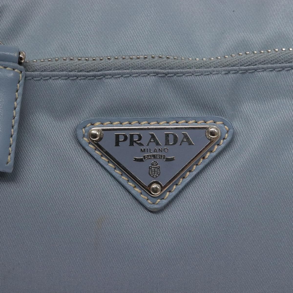 Prada Tessuto Blue Nylon Tote Bag (Pre-Owned)