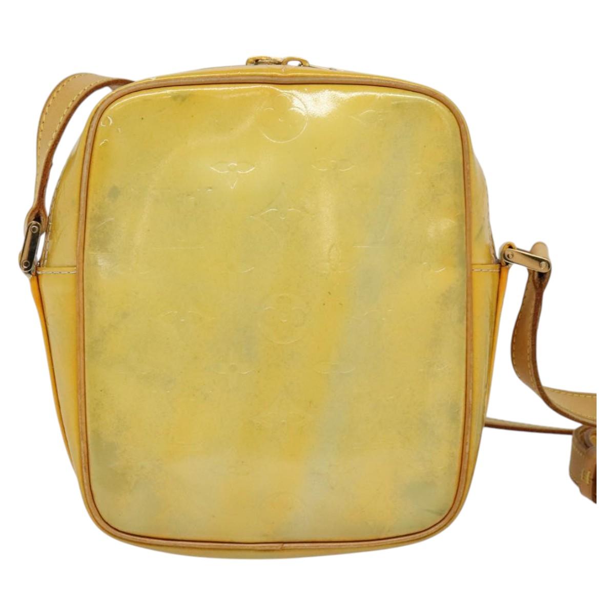 Louis Vuitton Wooster Yellow Patent Leather Shoulder Bag (Pre-Owned)