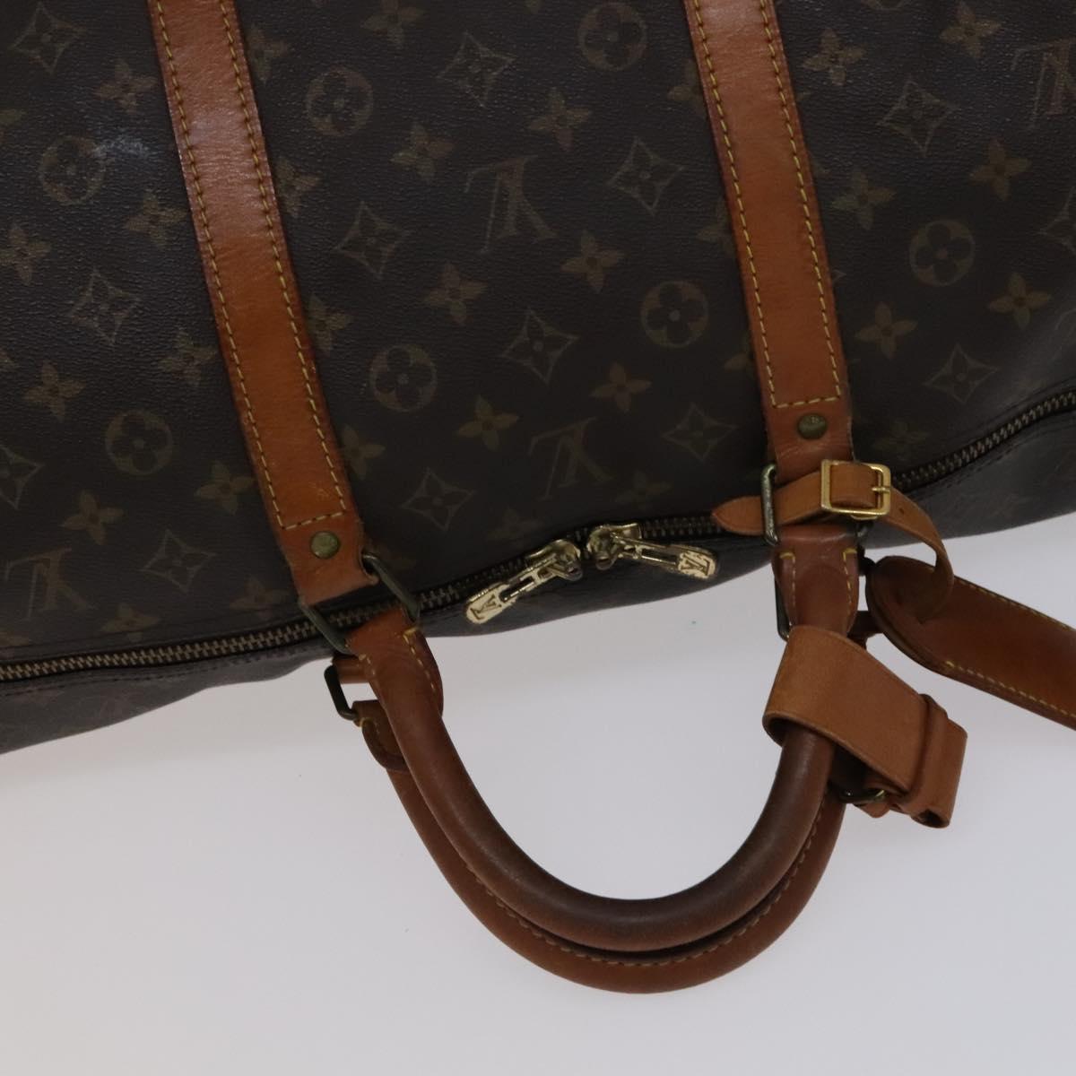 Louis Vuitton Keepall 60 Brown Canvas Travel Bag (Pre-Owned)