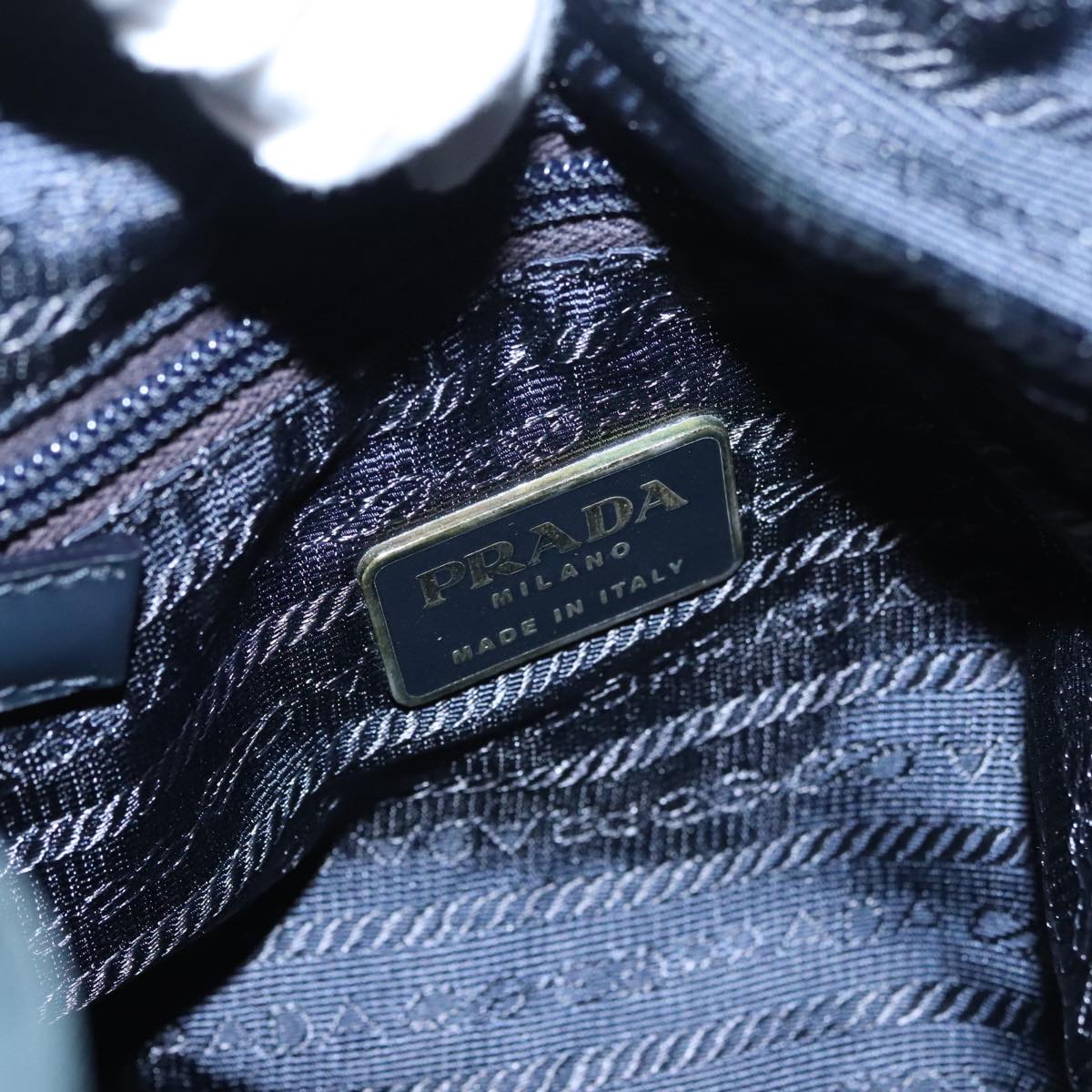 Prada Re-Nylon Green Synthetic Backpack Bag (Pre-Owned)