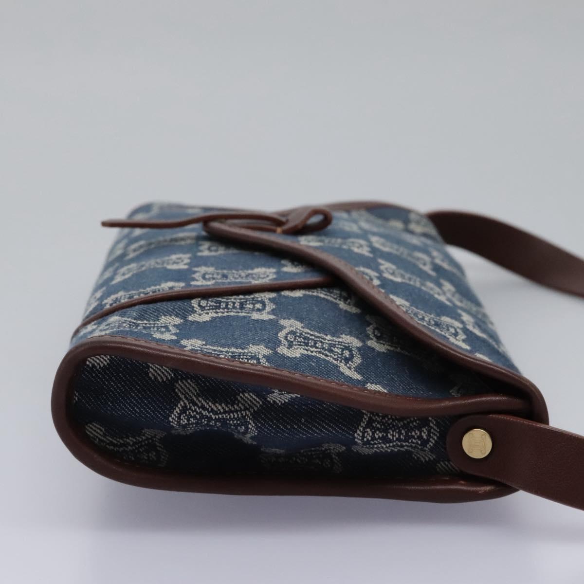 Céline Macadam Blue Denim - Jeans Shoulder Bag (Pre-Owned)