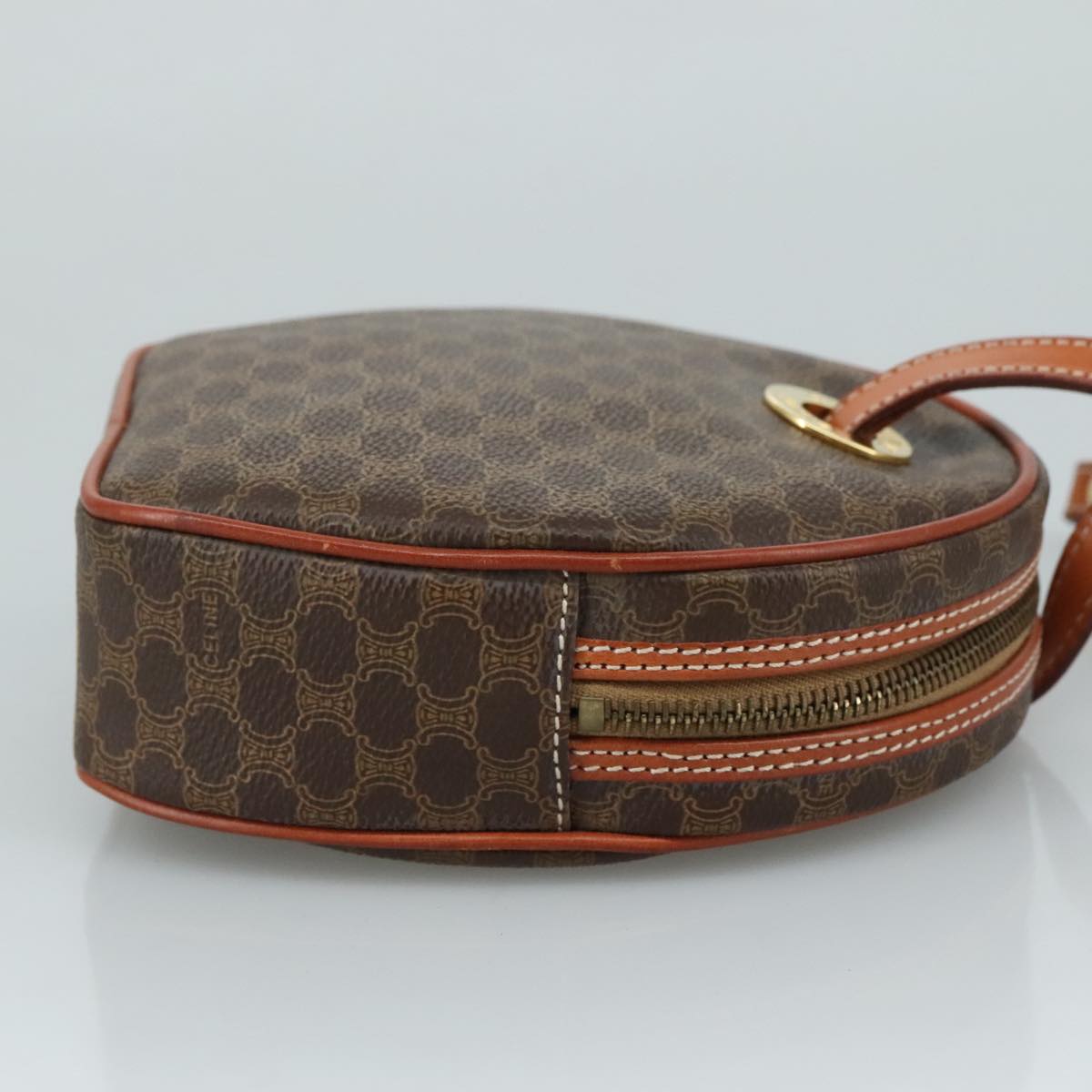 Céline Macadam Brown Canvas Shoulder Bag (Pre-Owned)