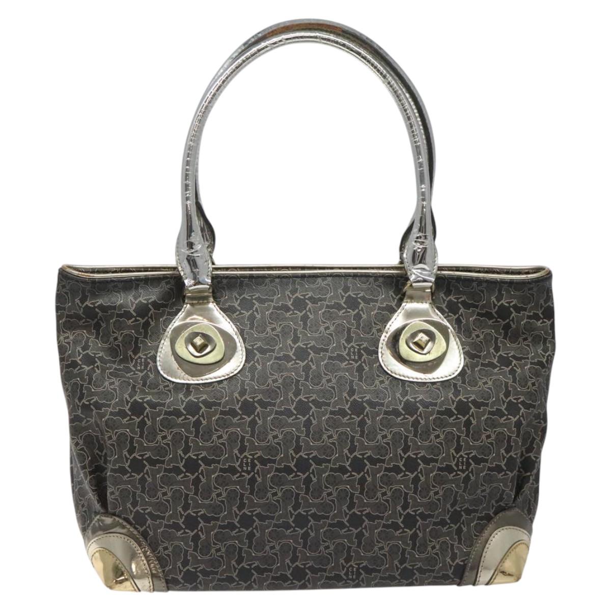 Céline Carriage Black Canvas Tote Bag (Pre-Owned)
