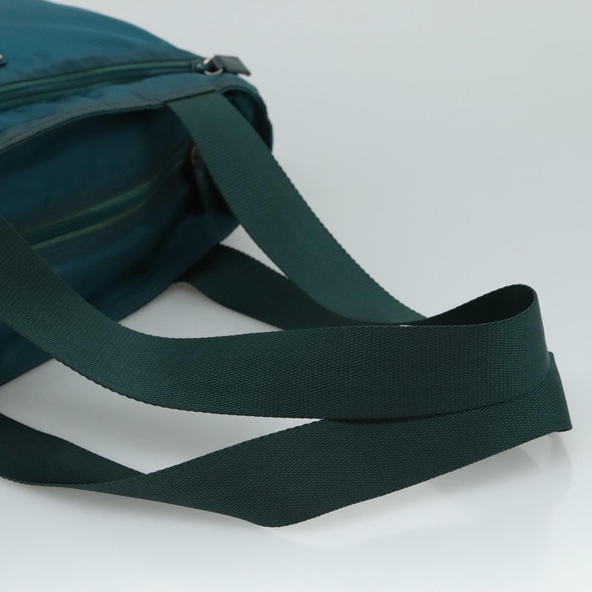Prada Re-Nylon Blue Canvas Tote Bag (Pre-Owned)