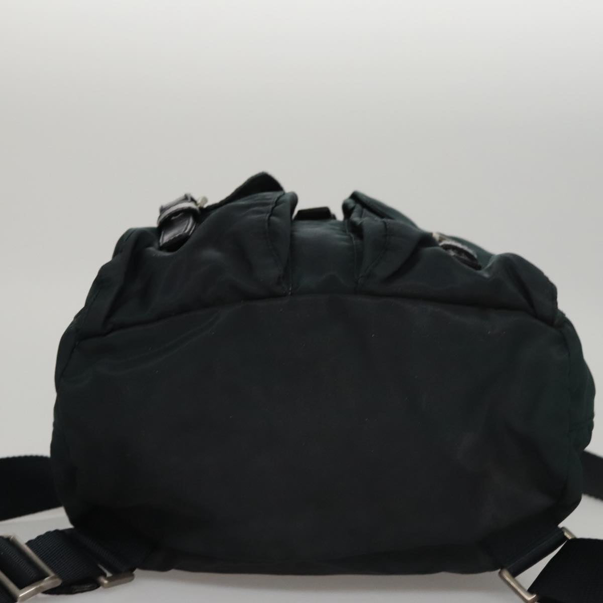 Prada Re-Nylon Green Synthetic Backpack Bag (Pre-Owned)