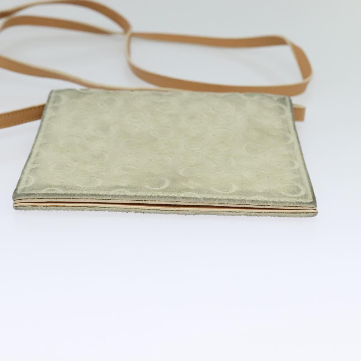 Céline Macadam Grey Suede Wallet (Pre-Owned)