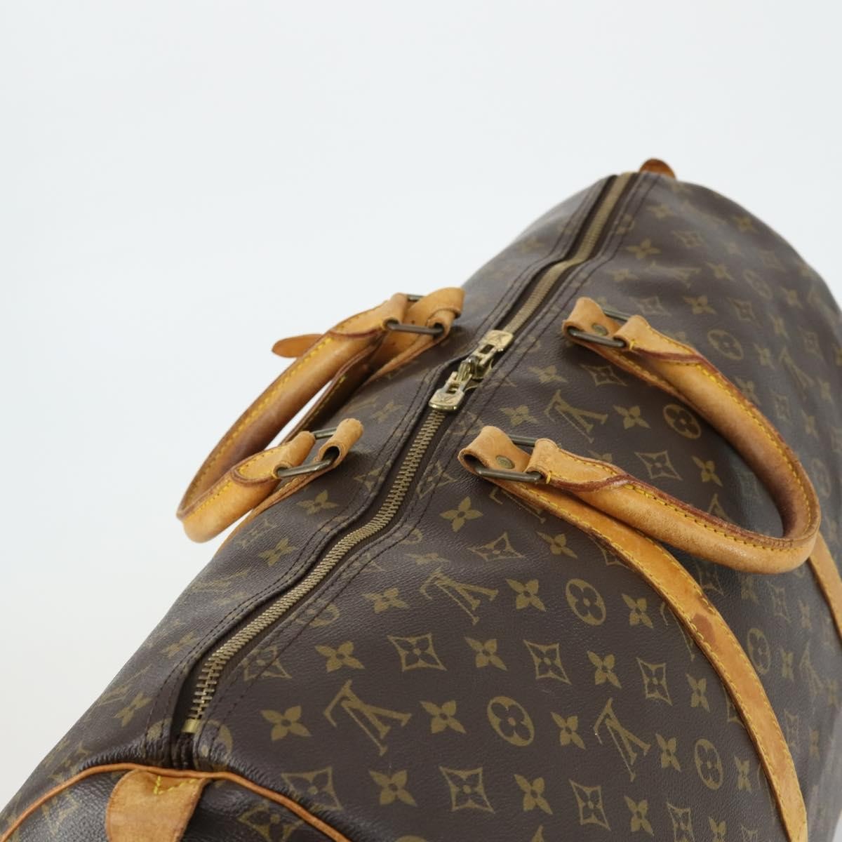 Louis Vuitton Keepall Monogram Canvas Brown Canvas Travel Bag Bag (Pre-Owned)