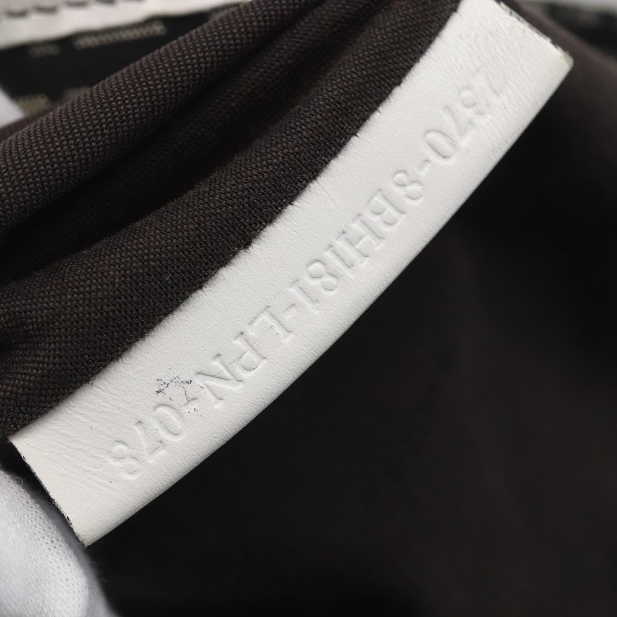 Fendi Zucca Tote Canvas Black Canvas Tote Bag Bag (Pre-Owned)