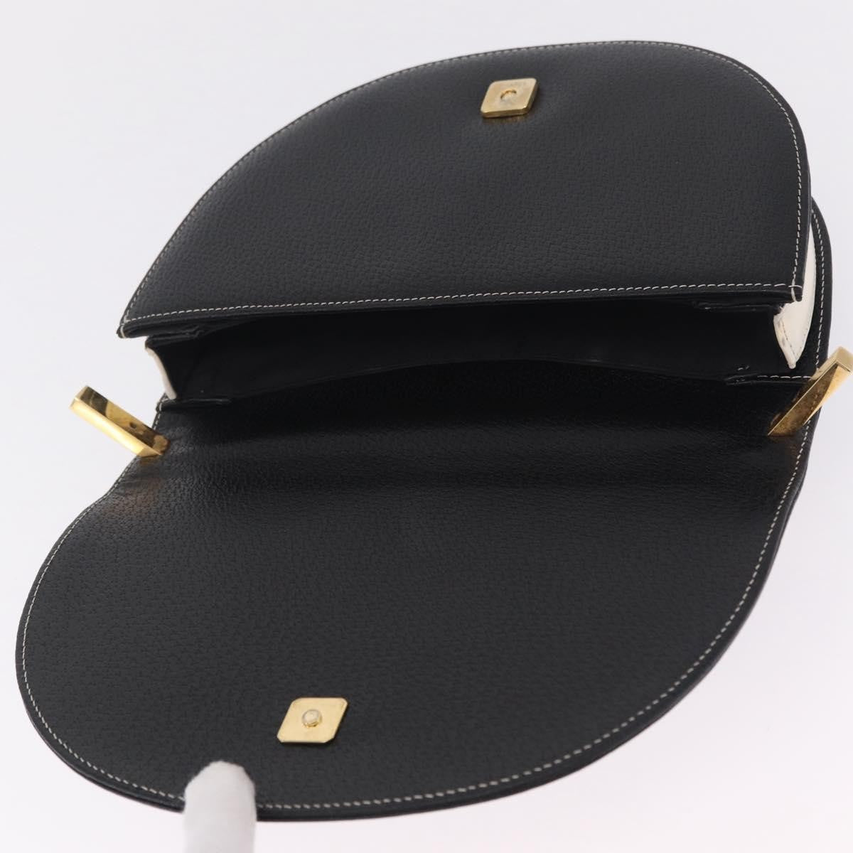 Fendi Shoulder Leather Black Leather Shoulder Bag Bag (Pre-Owned)