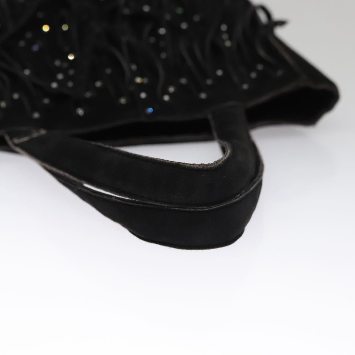 Chanel Black Suede Tote Bag (Pre-Owned)