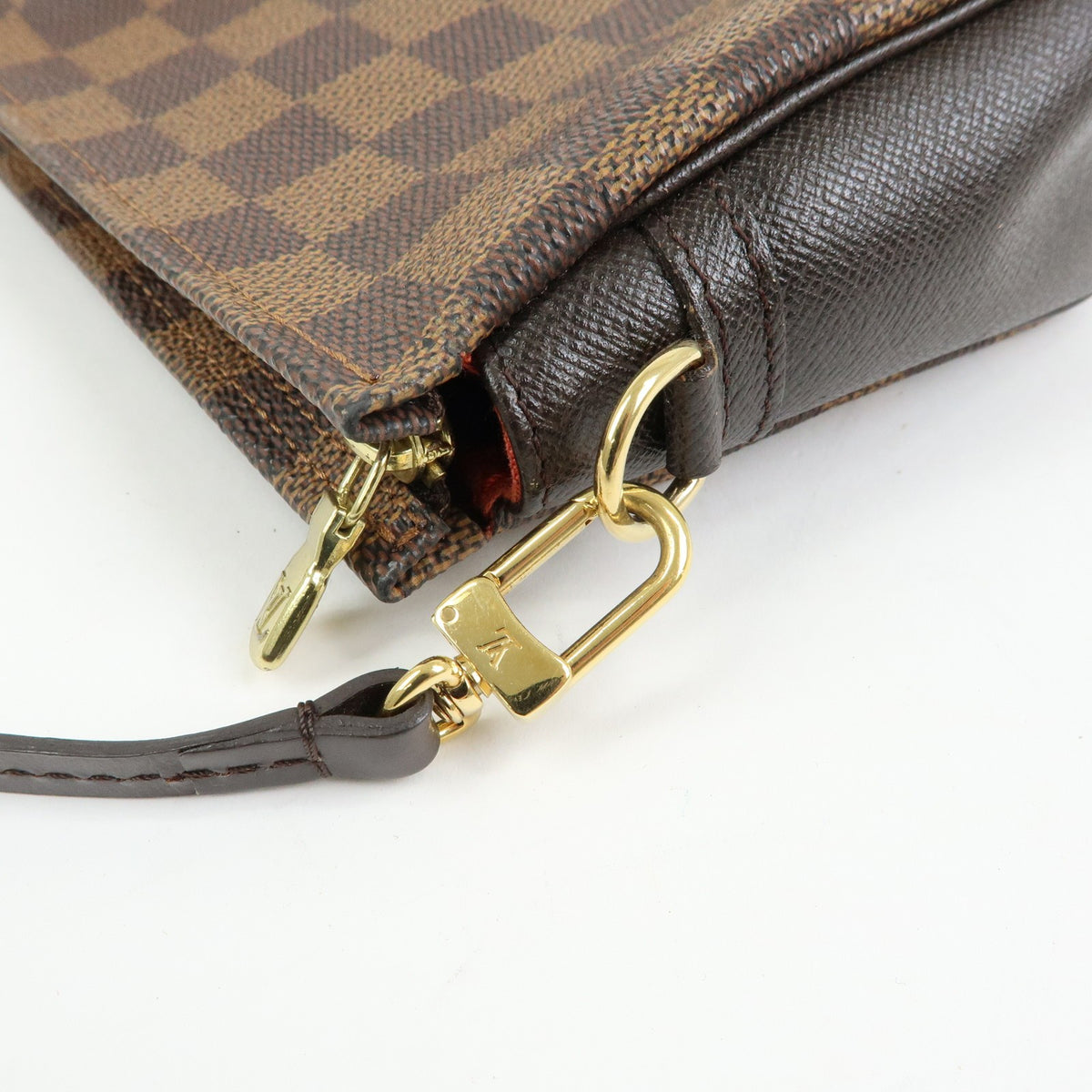 Louis Vuitton Trousse Make Up Damier Brown Canvas Clutche & Pouche Bag (Pre-Owned)