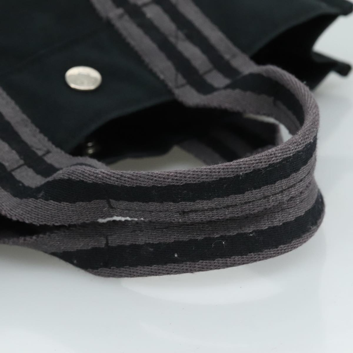 Hermès Fourre Tout Black Canvas Tote Bag (Pre-Owned)
