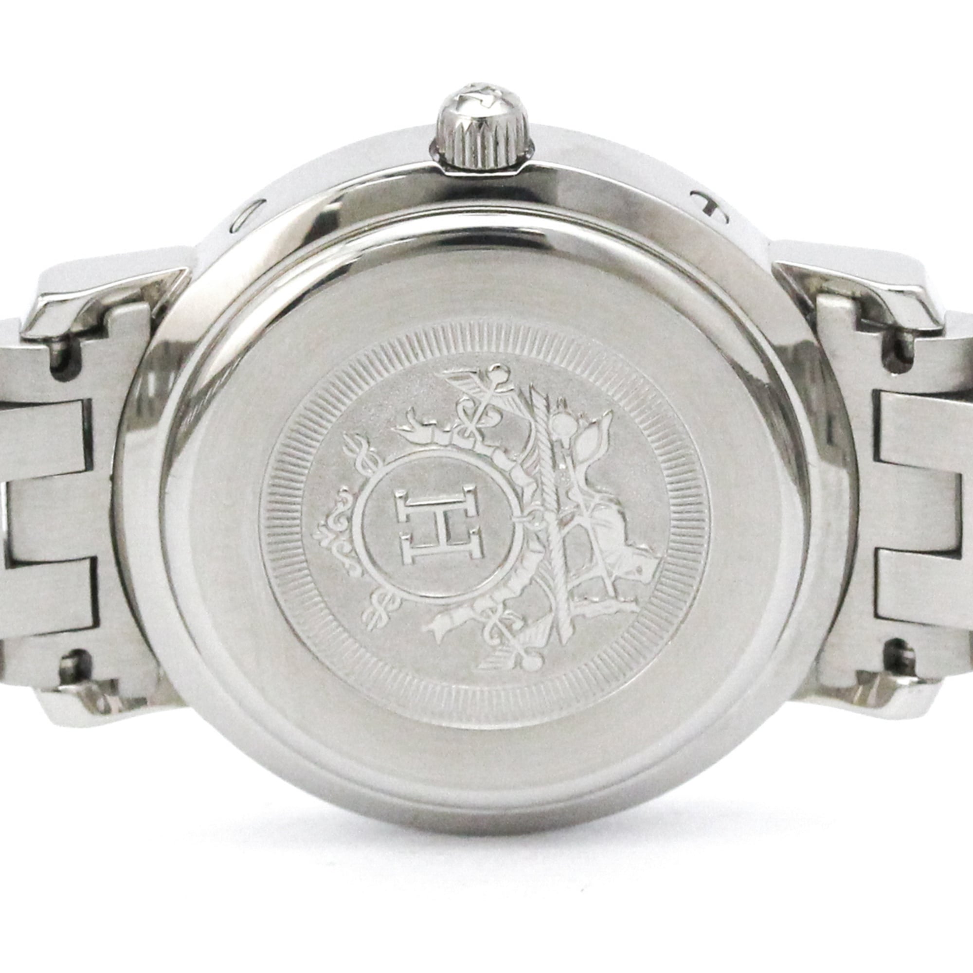 Hermes Clipper Quartz Stainless Steel Watch (Pre-Owned)