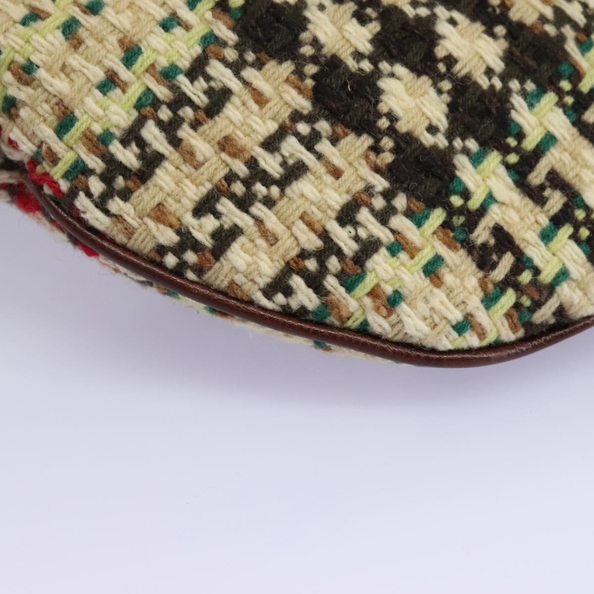 Burberry House Check Multicolour Tweed Shoulder Bag (Pre-Owned)