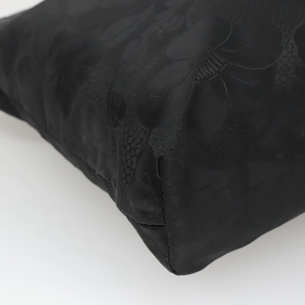 Versace Black Nylon Tote Bag (Pre-Owned)
