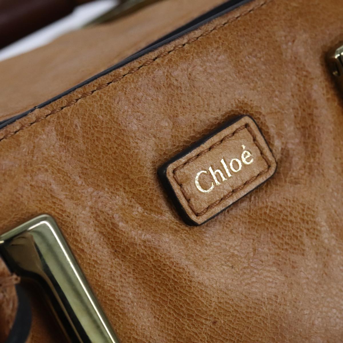 Chloé Ethel Brown Leather Handbag (Pre-Owned)