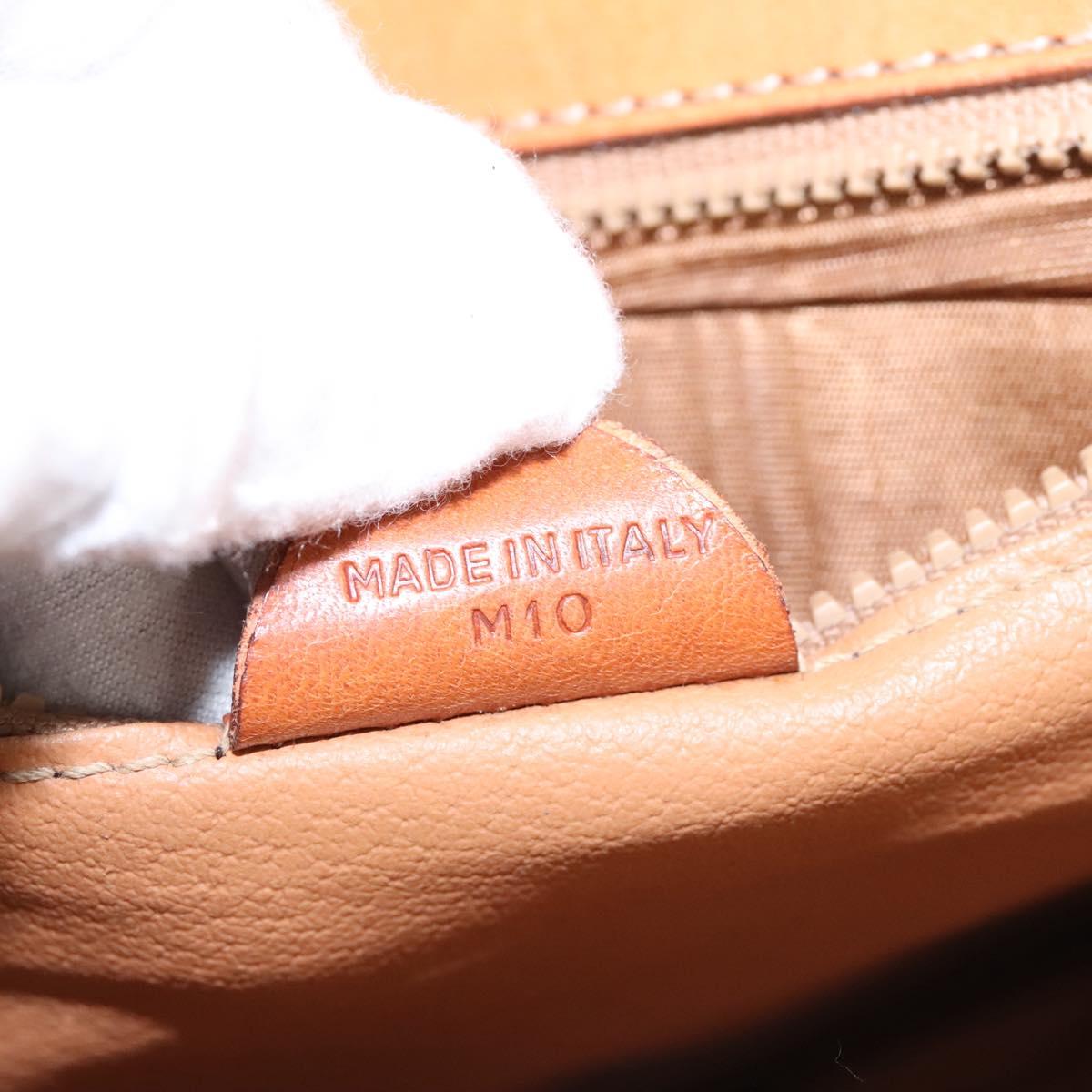 Céline Macadam Brown Canvas Shoulder Bag (Pre-Owned)