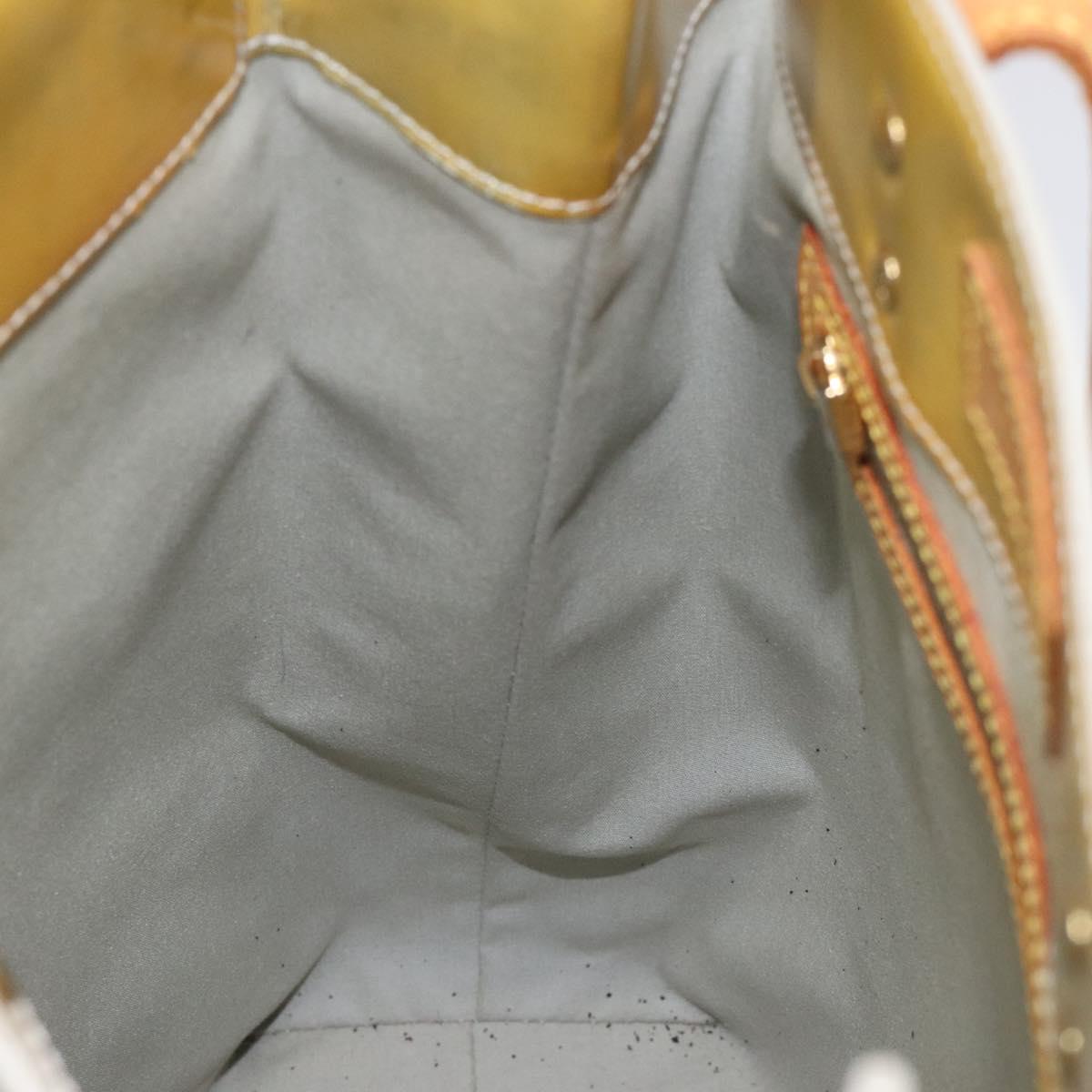 Louis Vuitton Reade Yellow Patent Leather Handbag (Pre-Owned)