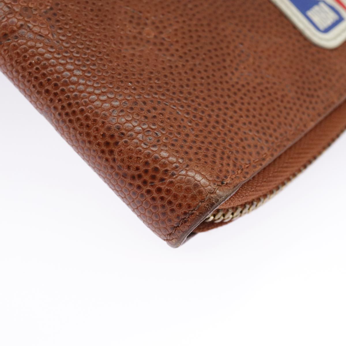 Louis Vuitton Zippy Wallet Vertical Brown Leather Wallet (Pre-Owned)