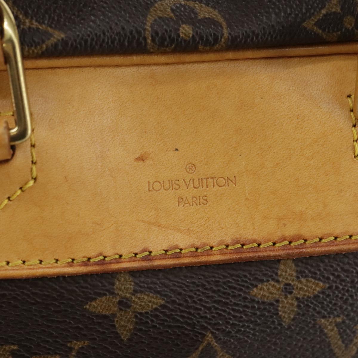 Louis Vuitton Deauville Brown Canvas Handbag (Pre-Owned)