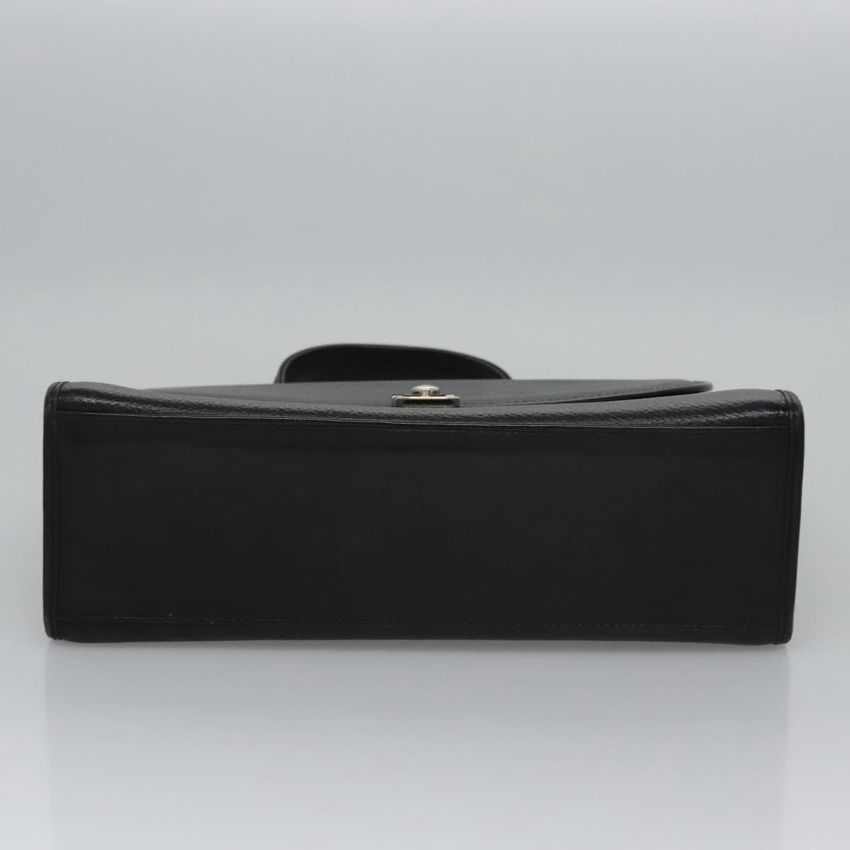 Burberry Black Leather Handbag (Pre-Owned)