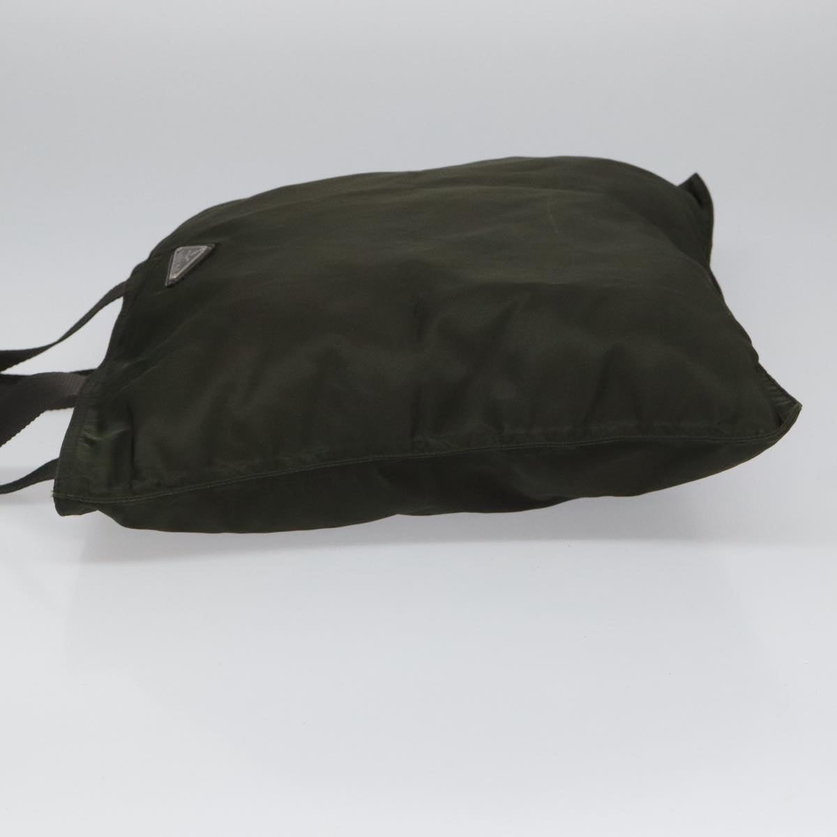 Prada Tessuto Khaki Synthetic Tote Bag (Pre-Owned)