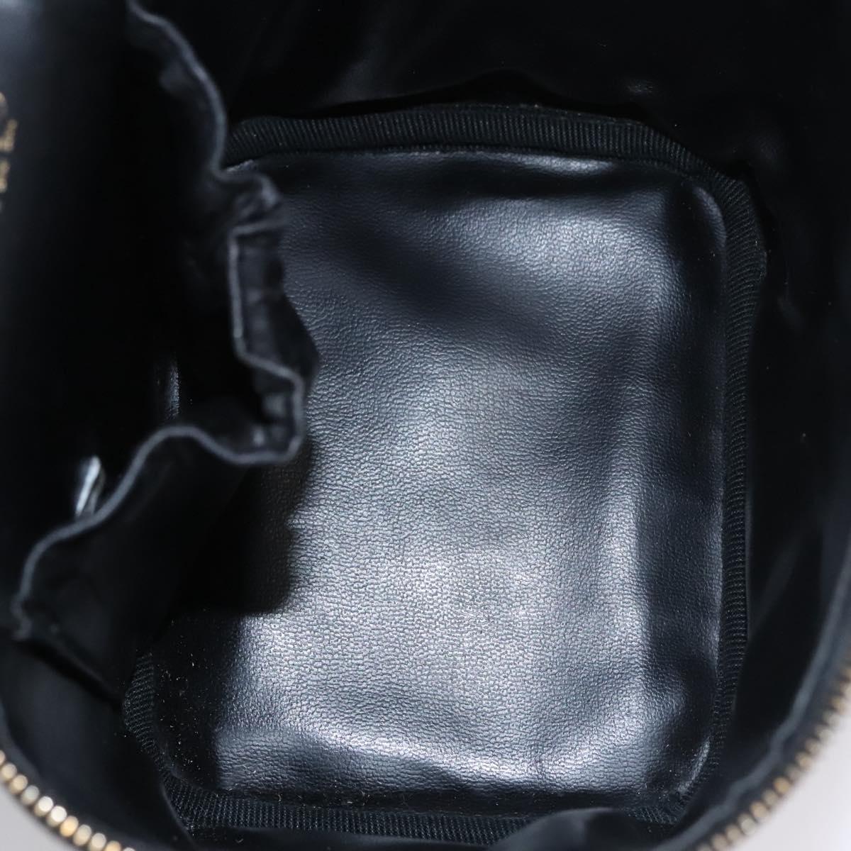 Chanel Vanity Black Leather Handbag (Pre-Owned)