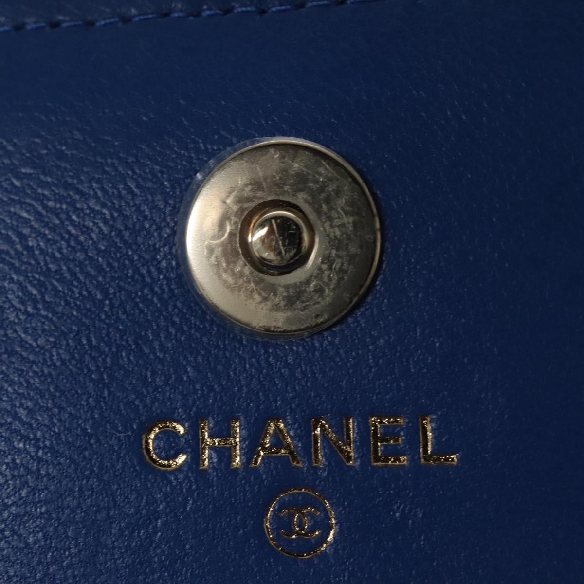 Chanel Trendy Cc Blue Canvas Shoulder Bag (Pre-Owned)