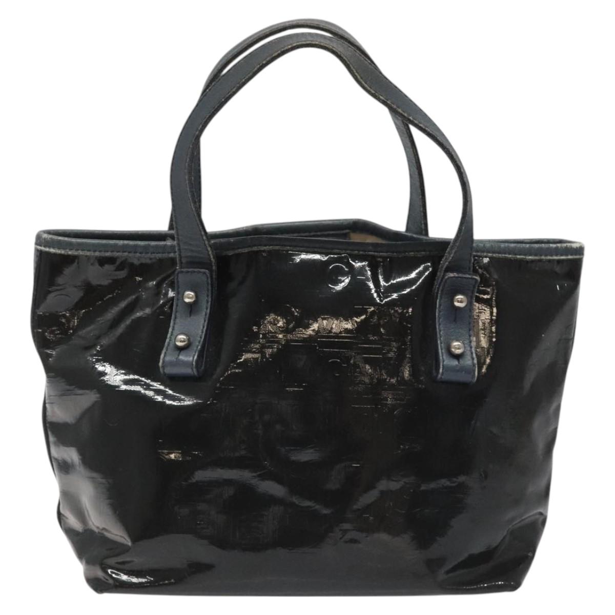 Salvatore Ferragamo - Black Patent Leather Handbag (Pre-Owned)
