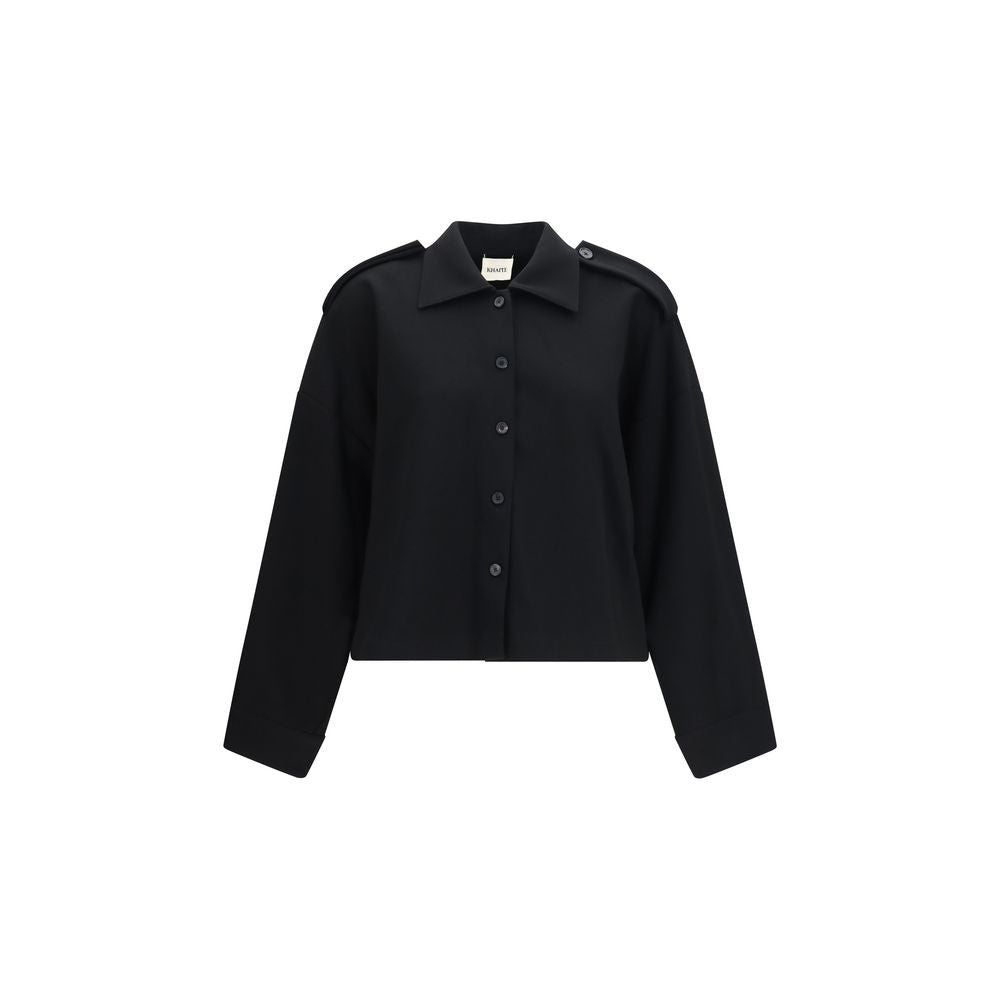 Khaite Black Acetate Women's Shirt
