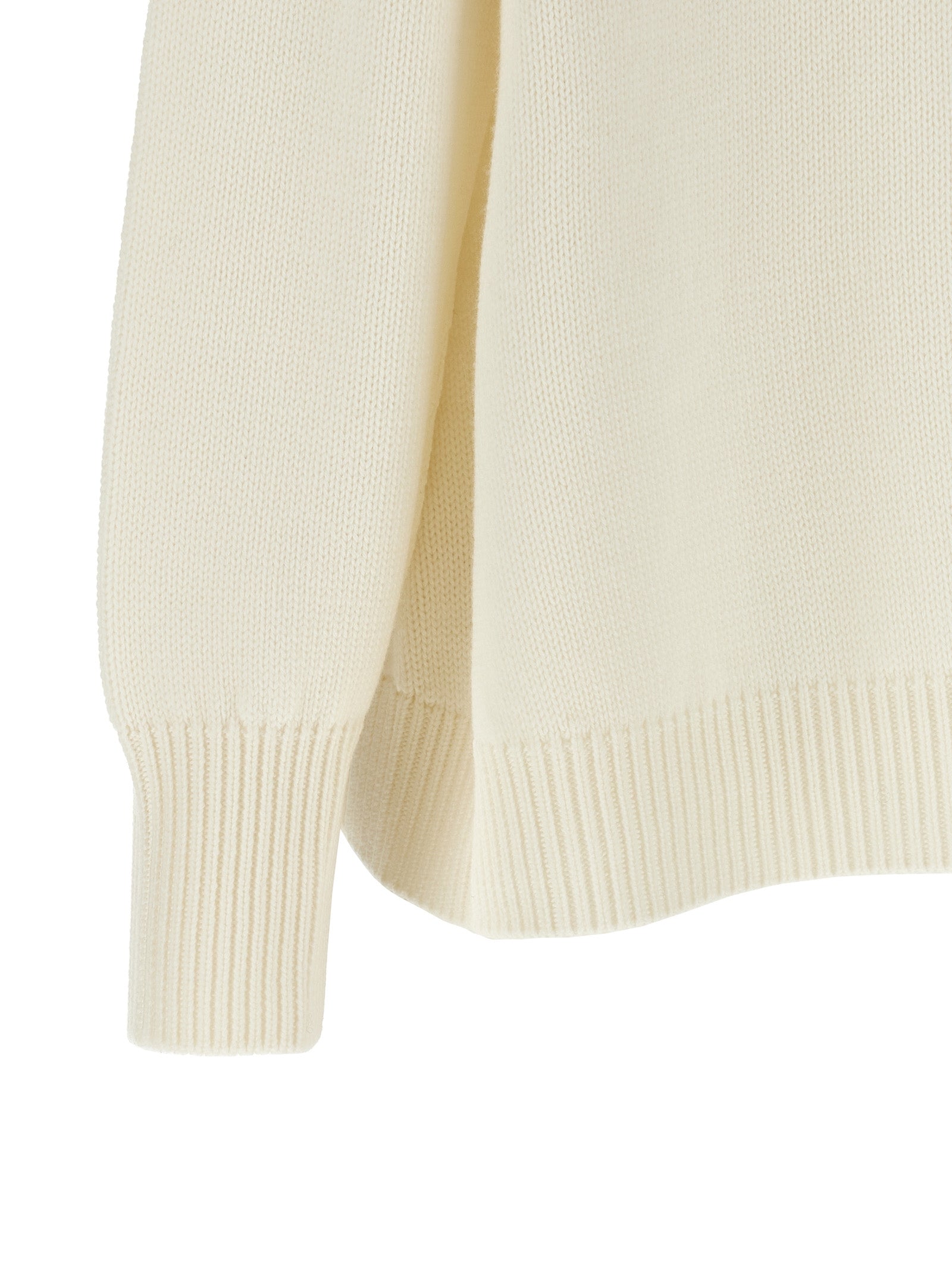 Fabiana Filippi White Virgin Wool Women's Cardigan