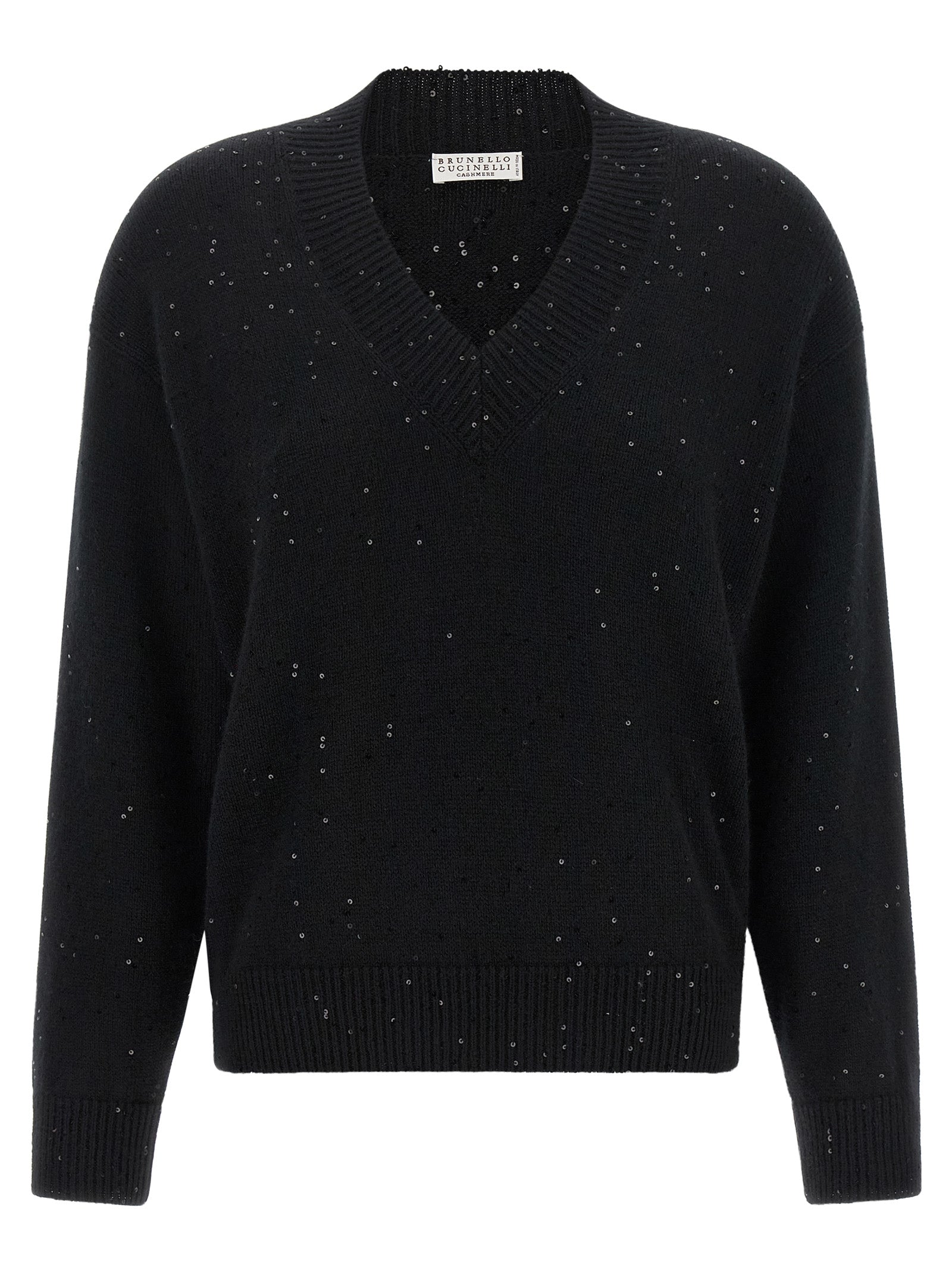 Brunello Cucinelli Black Cashmere Women's Cardigan