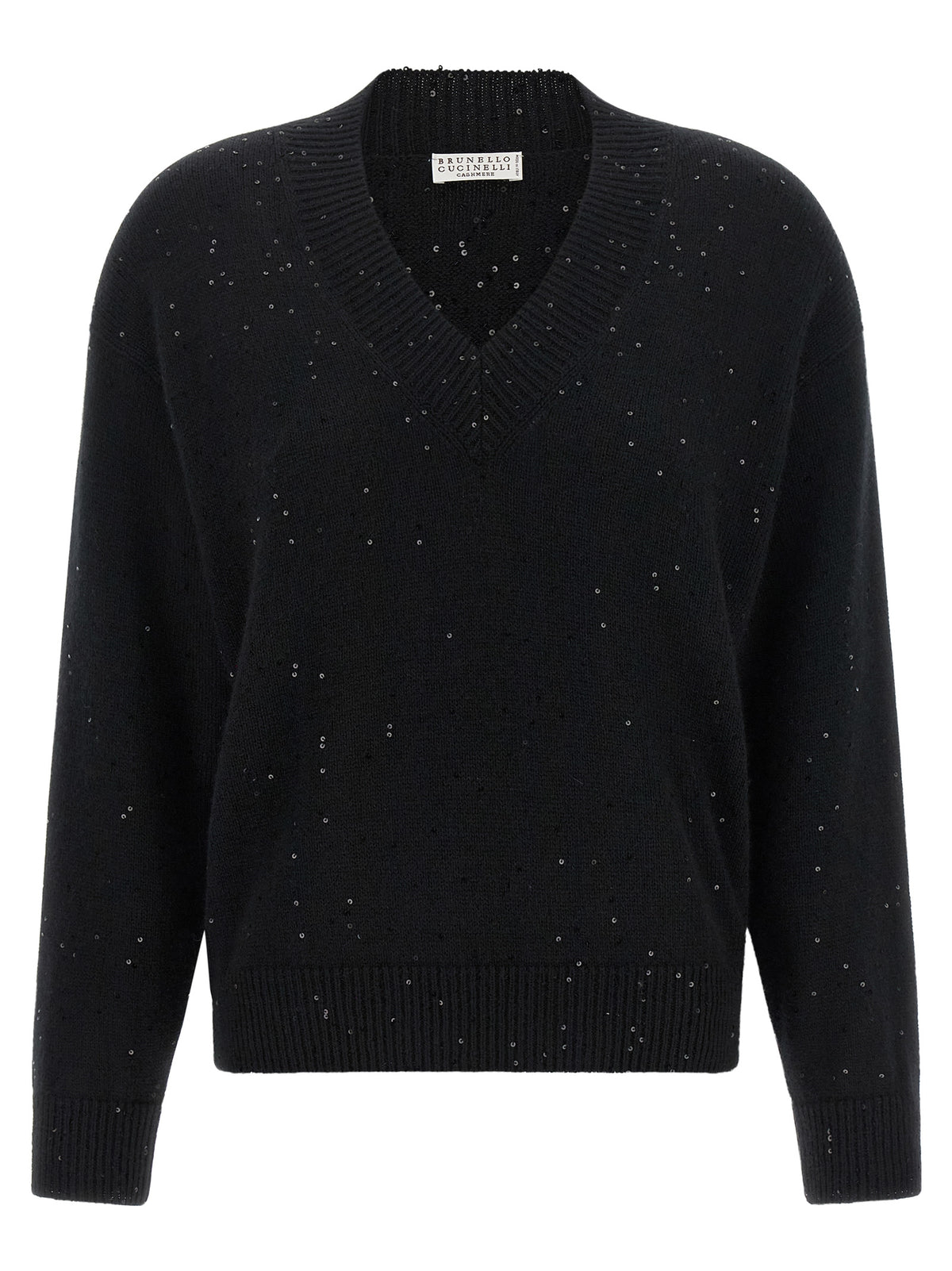 Brunello Cucinelli Black Cashmere Women's Cardigan